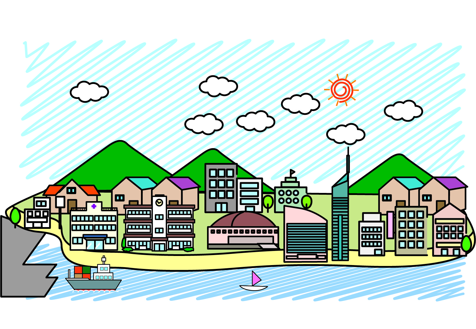 福岡市中央区長浜一丁目のメイン画像